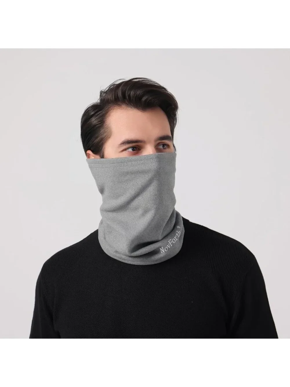 2-Pack Winter Neck Warmers for Men & Women - Thick Windproof Gaiter Face Scarves